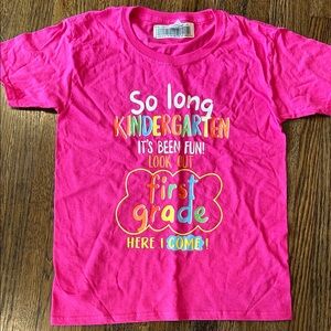 Pink Kids Graphic T-Shirt